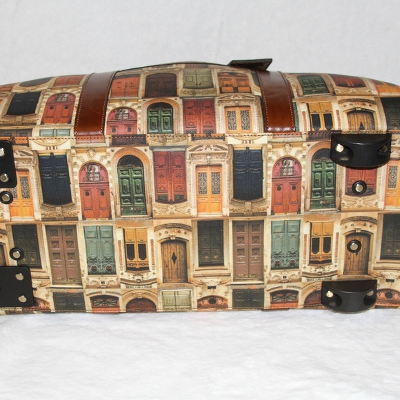 NWT Patricia Nash Avola Trolley Wheeled Duffle Bag Luggage - Picture 5 of 9